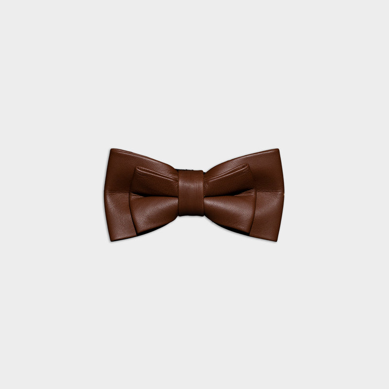 brown party bow tie for men