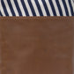 Striped laptop bag